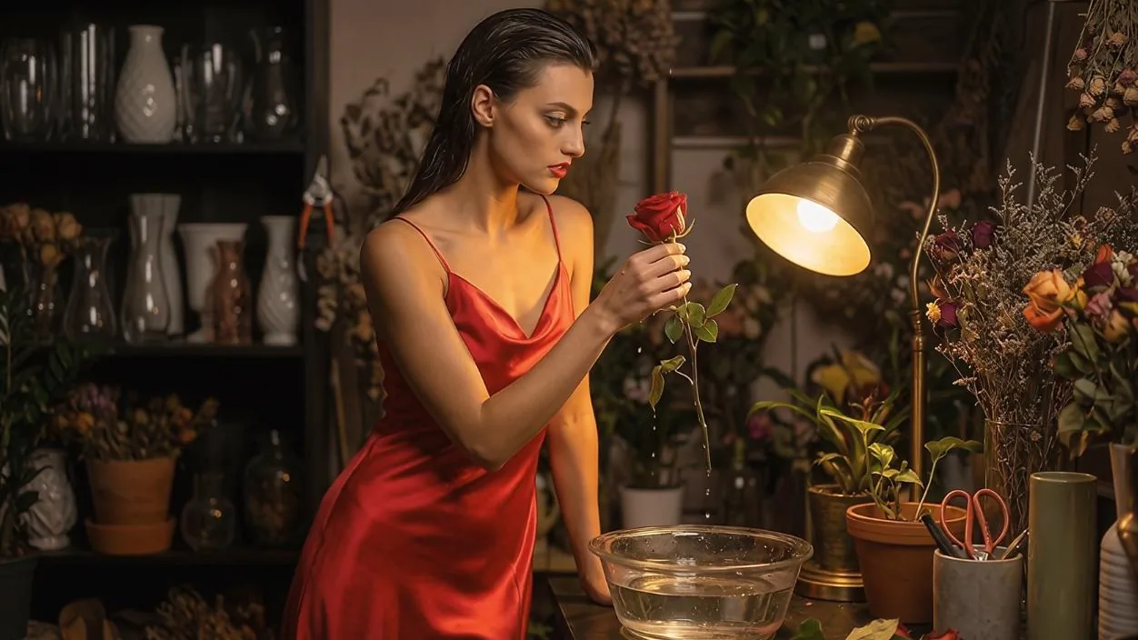 midnight flower room